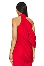 view 4 of 5 Dimension Draped Top in Red