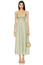 view 1 of 4 The Relic Dress in Sage, Gold & Silver