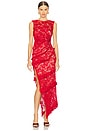 view 1 of 4 The Spiral Dress in Red
