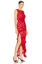 view 2 of 4 The Spiral Dress in Red