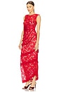 view 3 of 4 The Spiral Dress in Red