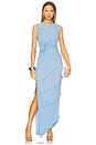 view 1 of 4 Opal Dress Floor Length in Pale Blue