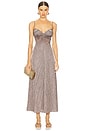 view 1 of 4 Relic Dress in Copper Gold Silver Sparkle