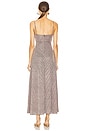 view 3 of 4 Relic Dress in Copper Gold Silver Sparkle