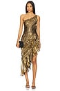 view 1 of 5 The Impression Dress in Gold