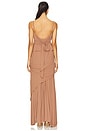 view 3 of 3 The Torrent Floorlength Dress in Brown