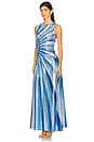 view 3 of 5 Spectrum Dress Floorlength in Blue Sunray