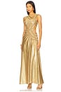 view 1 of 6 Scope Dress Floorlength in Gold
