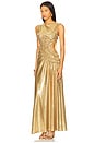 view 4 of 6 Scope Dress Floorlength in Gold