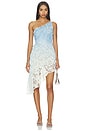 view 1 of 4 Utopia Lace Dress in Ombre Blue