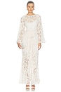 view 1 of 3 MAXIVESTIDO VEIL in Ivory
