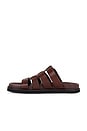 view 5 of 5 Fisherman Sandal in Dark Tan