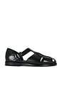 view 1 of 5 Potter Flat Sandals in Black