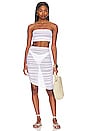 view 1 of 3 CONJUNTO TOP E MINISSAIA ODETTE in White