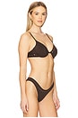 view 2 of 4 Alice Bra Bikini Top in Chocolate