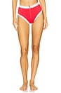 view 1 of 4 x REVOLVE Zoe Bikini Bottom in Red & White