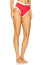 view 2 of 4 x REVOLVE Zoe Bikini Bottom in Red & White