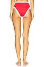 view 3 of 4 x REVOLVE Zoe Bikini Bottom in Red & White