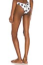 view 3 of 4 GIGI Francesca Bikini Bottom in Ivory & Black