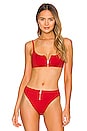view 1 of 4 Erica Bikini Top in Red