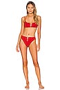 view 4 of 4 Erica Bikini Top in Red