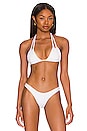 view 1 of 4 Tri Bikini Top in White