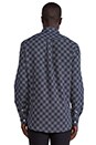 view 3 of 3 Checkerboard Button Down in Indigo