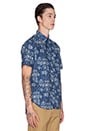 view 2 of 3 CHEMISE INDIGO BANDANA in Navy