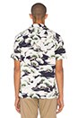 view 4 of 5 S/S Open Collar Button Down in Navy