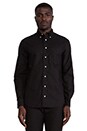 view 1 of 3 CAMISA DE MANGA LARGA OXFORD in Black