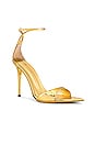 view 2 of 5 Ankle Strap Heel in Gold