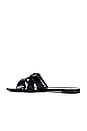 view 5 of 5 Strappy Flat Sandal in Nero
