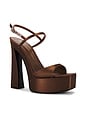 view 2 of 5 Platform Sandal in Cioccolato