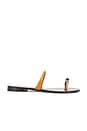 view 1 of 5 Ganass 10 Sandal in Brown & Dark Stone