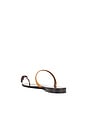 view 3 of 5 Ganass 10 Sandal in Brown & Dark Stone