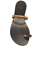 view 4 of 5 Ganass 10 Sandal in Brown & Dark Stone