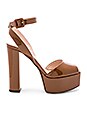view 1 of 5 Lavina Platform Heel in Vernice Wood