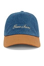 view 1 of 2 Blocking Baseball Hat in Washed Mid Denim