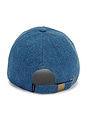 view 2 of 2 Blocking Baseball Hat in Washed Mid Denim
