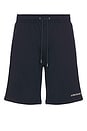view 1 of 4 Embroidered Shorts in Daring Ocean