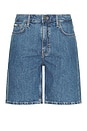 view 1 of 4 Regular Denim Shorts in Artistic Medium Wash
