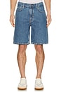 view 4 of 4 Regular Denim Shorts in Artistic Medium Wash