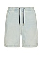 view 1 of 4 Jogger Denim Shorts in Artistic Vintage Light Wash