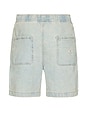 view 2 of 4 Jogger Denim Shorts in Artistic Vintage Light Wash