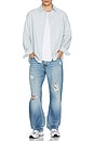 view 6 of 6 G18 Relaxed Jeans in Used Distressed Light Wash