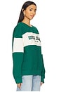 view 2 of 5 Horizon Stripe Sweatshirt in Eternal Green