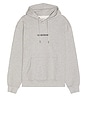 view 1 of 4 Embroidered Hoodie in Medium Grey Heather