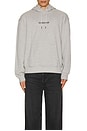 view 4 of 4 Embroidered Hoodie in Medium Grey Heather