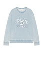 view 1 of 3 Crew Neck Sweatshirt in Indigo Light Wash