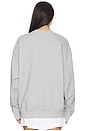 view 3 of 4 Iconic Triangle Sweatshirt in Medium Grey Heather